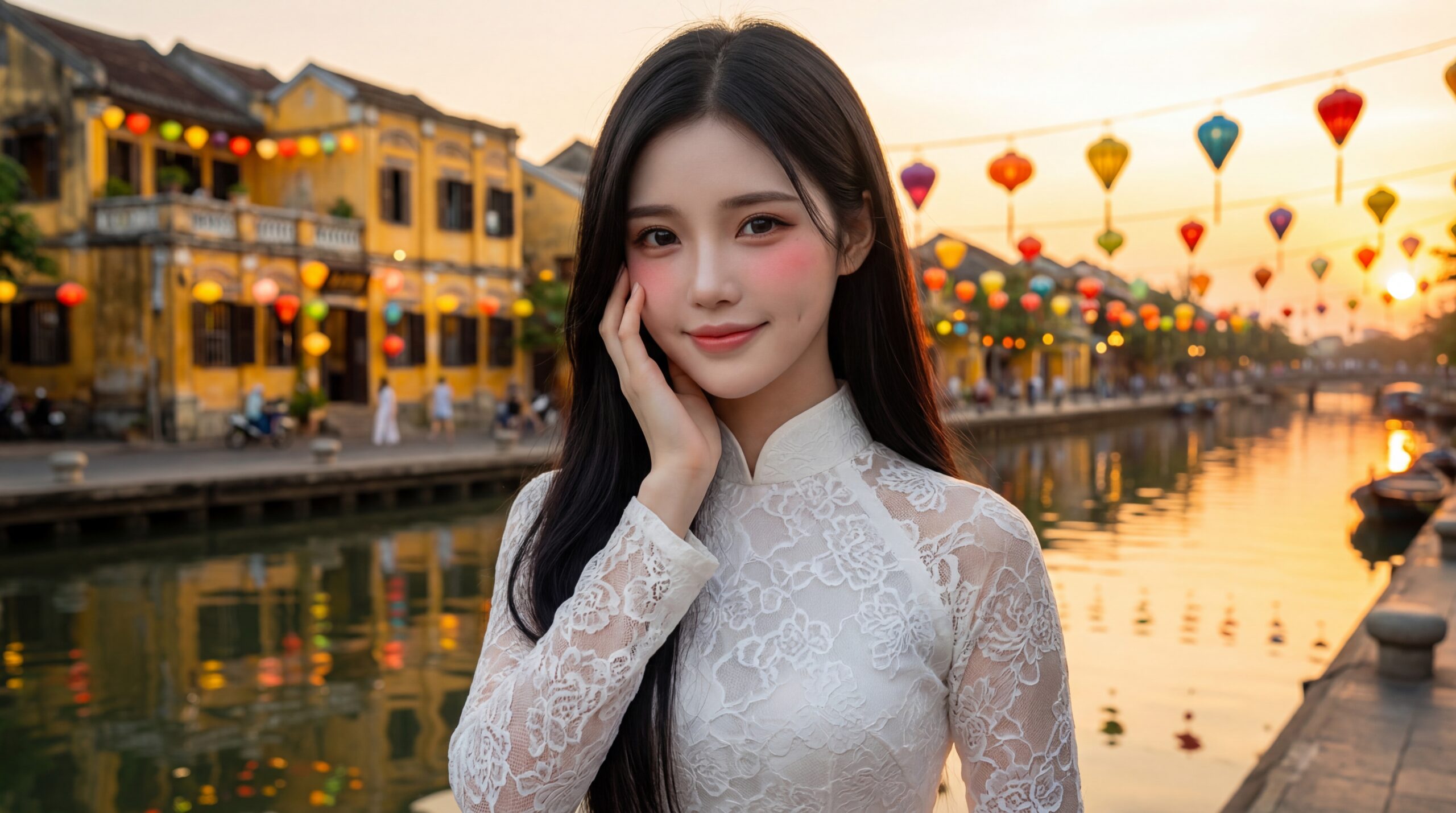 vietnam-travel-shy-expression-hoian
